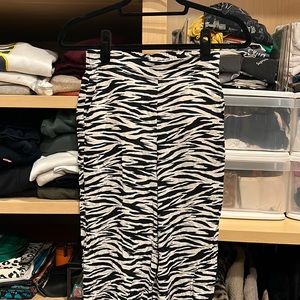 H&M Zebra Trousers